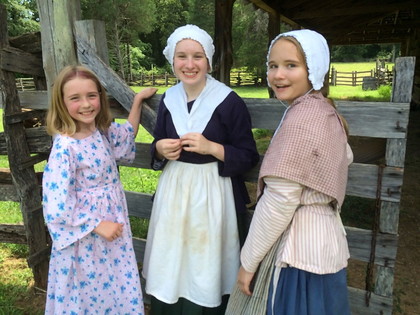 Children at Historic Brattonsville