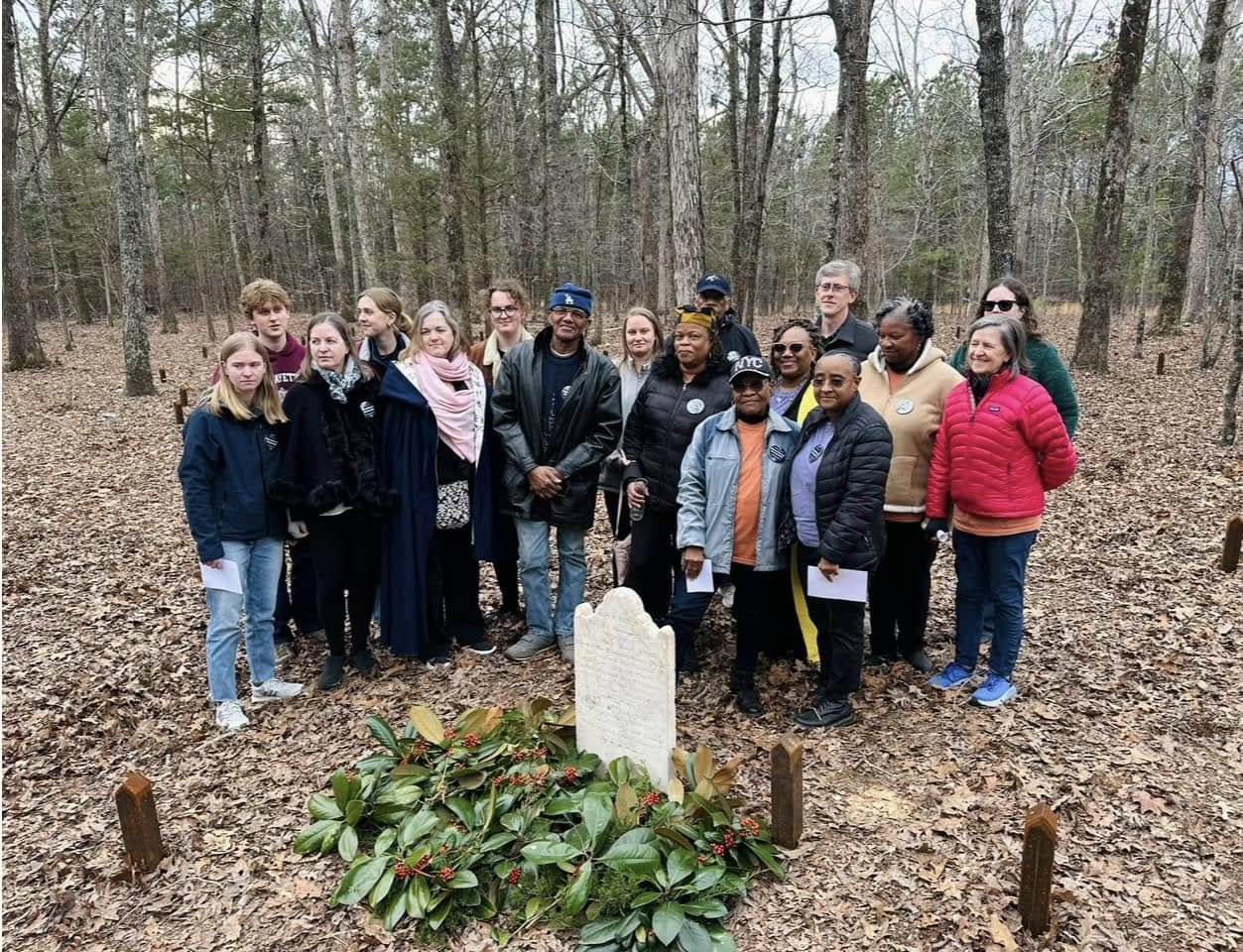 Brattonsville Descendants at Enslaved Ancestral Burial Ground Opening