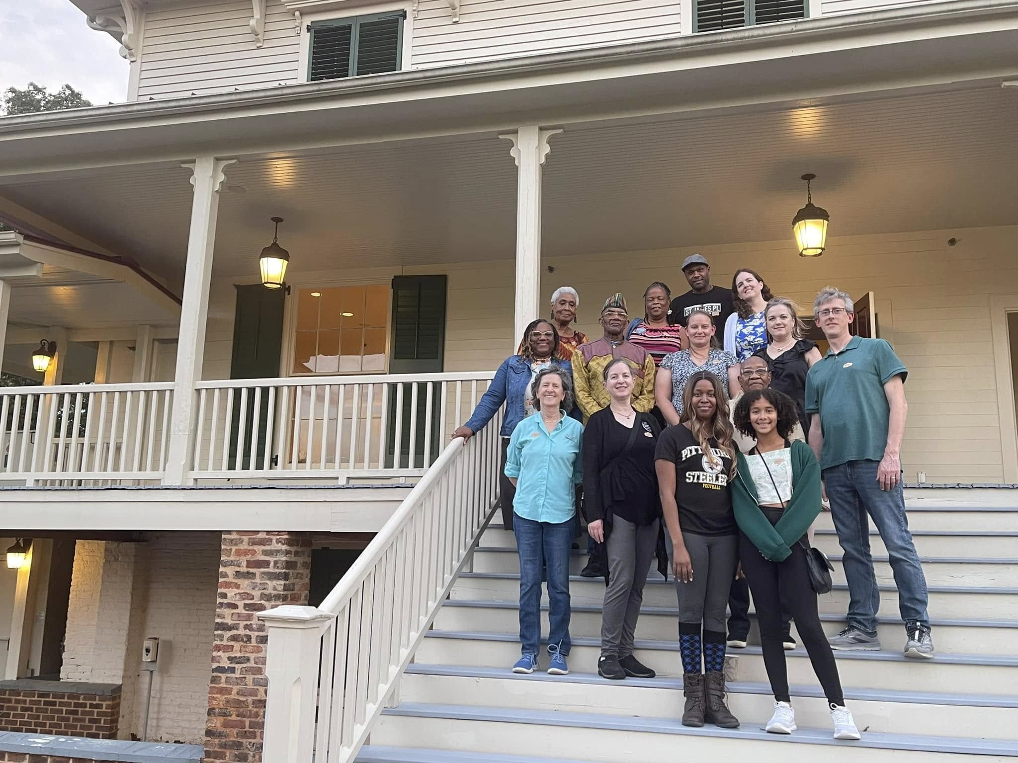 Black and white descendants of Brattonsville
