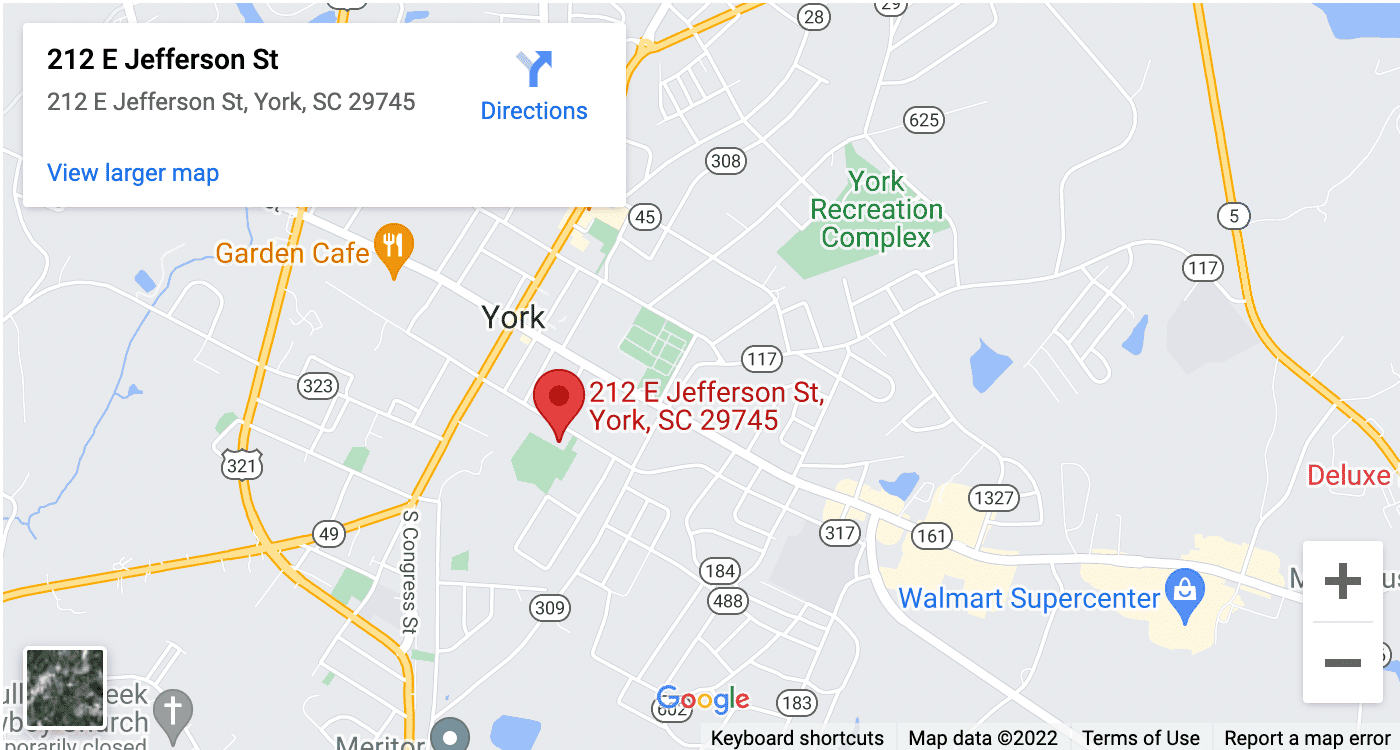 Screen Shot 2022-08-04 at 1.39.17 PM Google Map view of McCelvey Center